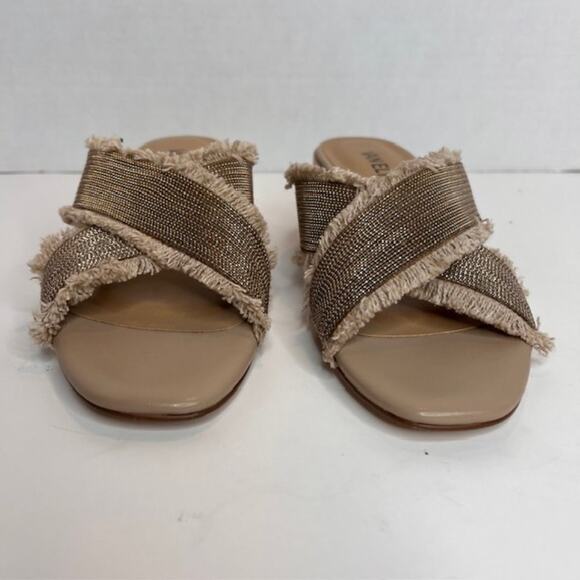 Vaneli Women's Hedda Natural Canvas Sandals Size-8 N - Picture 2 of 11